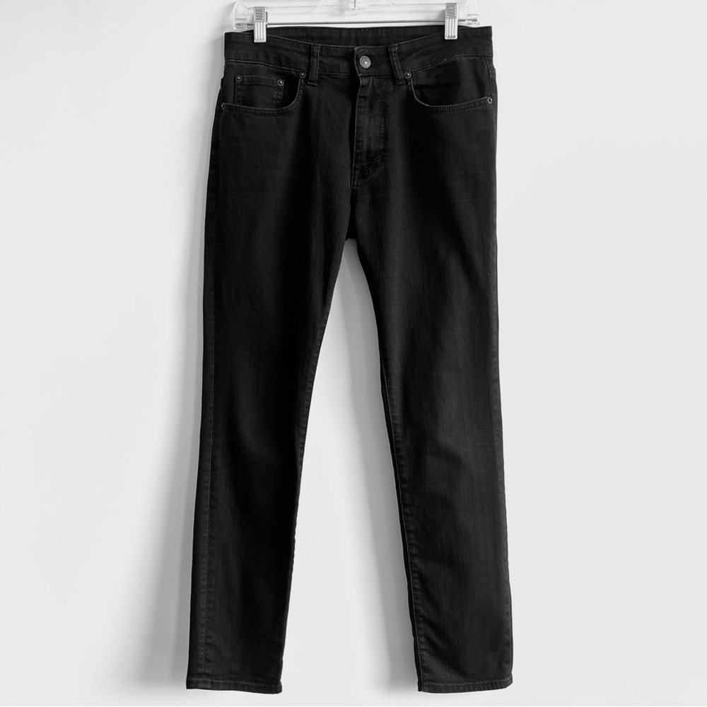 6397 black slim fit japanese brand denim NY jean Made in Italy